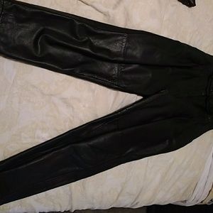 Leather pants